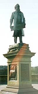 Sir Titus Salt in his park